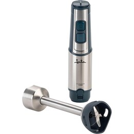 JATA JEBT1854 Professional Hand Blender 1500W Stainless Steel Blades and Foot Adjustable Speed ​​and TURBO Function Scratch-Resi