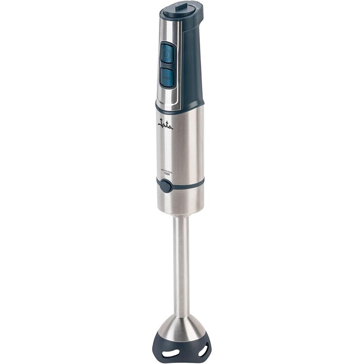 Mixeur plongeant professionnel JATA JEBT1854, 1 500 W, lames en acier inoxydable et pied, vitesse réglable et fonction TURBO, pi