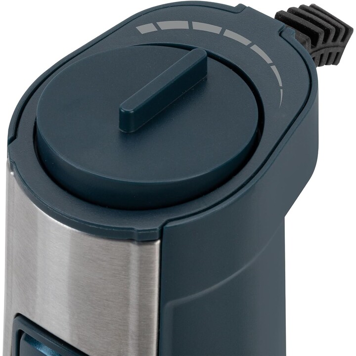 Mixeur plongeant professionnel JATA JEBT1854, 1 500 W, lames en acier inoxydable et pied, vitesse réglable et fonction TURBO, pi