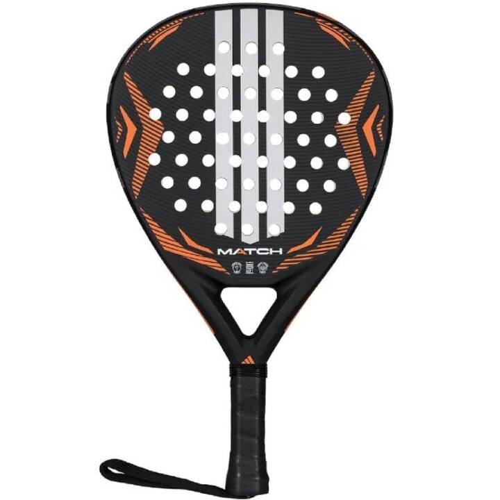Raquete de Padel Adidas Match 3.5 2026 / Preta e Laranja