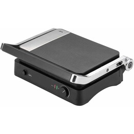 Grelhador elétrico JATA JEGR 1450. Grelhador. Máquina de sanduíches. Máquina de panini. 2000 W. Abertura de 180º. Placas removív