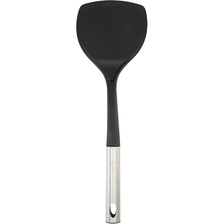 Utensili da cucina JATA HOGAR HACC4624 in acciaio inossidabile e nylon. Set da cucina da 6 pezzi: casseruola, mestolo, schiumaro