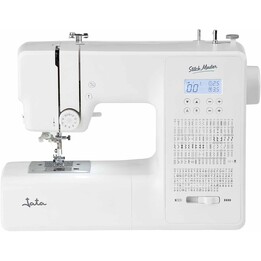 JATA JSMC1120 Sewing Machine 270 Stitches 100 Alphanumeric, 91 Decorative and 8 Automatic Buttonholes Sews Denim and Thick Fabri