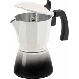 Cafetera italiana Jata Hogar HCAF2412, 12 tazas, compatible con placas de inducción, cafetera moka de aluminio, apta para todo t