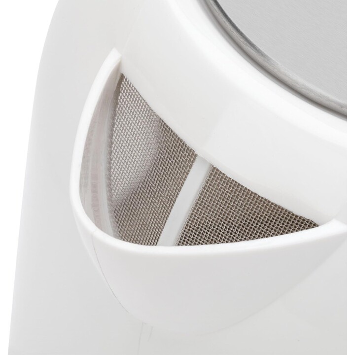 Chaleira elétrica JATA JEHA1809. Capacidade: 1,7 L. 2200 W. Velocidade máxima. Filtro anticalcário removível. Base giratória a 3
