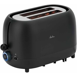 Jata JETT1262 Toaster, 2 breite Schlitze, 750 W, 7 Bräunungsstufen, automatische Zentrierung, Auftaufunktion und Warmhaltefunkti