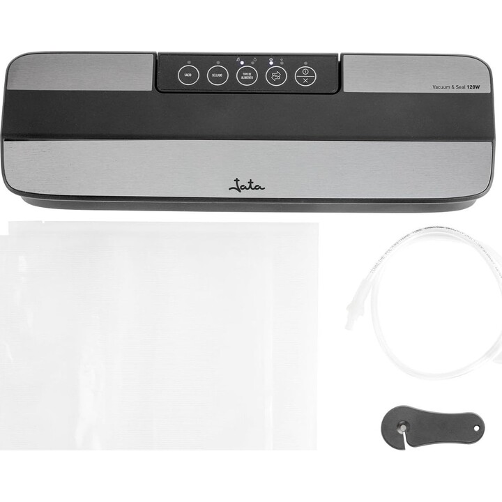 Machine sous vide Jata JEEV2240. Compatible avec les sachets et les rouleaux. Permet de mettre sous vide des aliments et des réc