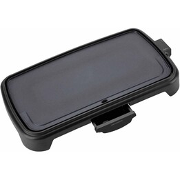 Piastra JATA JEGR1241. Piastra elettrica da 50 x 25 cm. Cuoce in modo uniforme su tutta la superficie. Antiaderente. Senza PFOA.