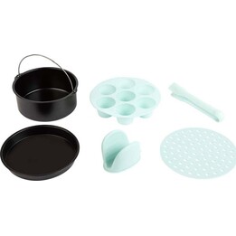 Jata JESA2090 Air Fryer Accessories for 4 Liters or Larger. Non-stick. 6 pieces. BPA-free. Easy to clean