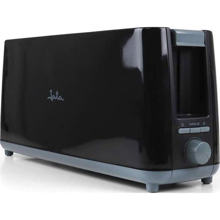 JATA JETT1579 Toaster mit breiter Öffnung (40 mm) für alle Brotsorten. Automatische Zentrierung. Elektronische Bräunungsstufe. 6