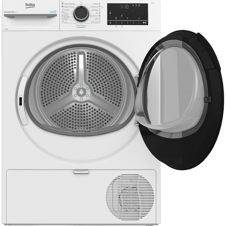 Beko BM3T48249W sèche-linge Pose libre Charge avant 8 kg Blanc