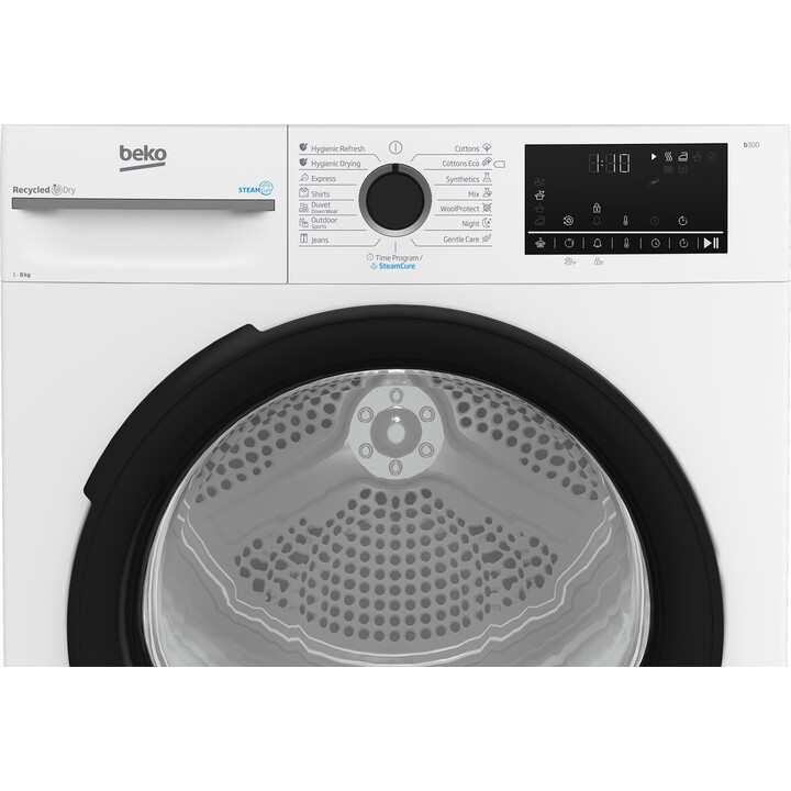 Beko BM3T48249W sèche-linge Pose libre Charge avant 8 kg Blanc