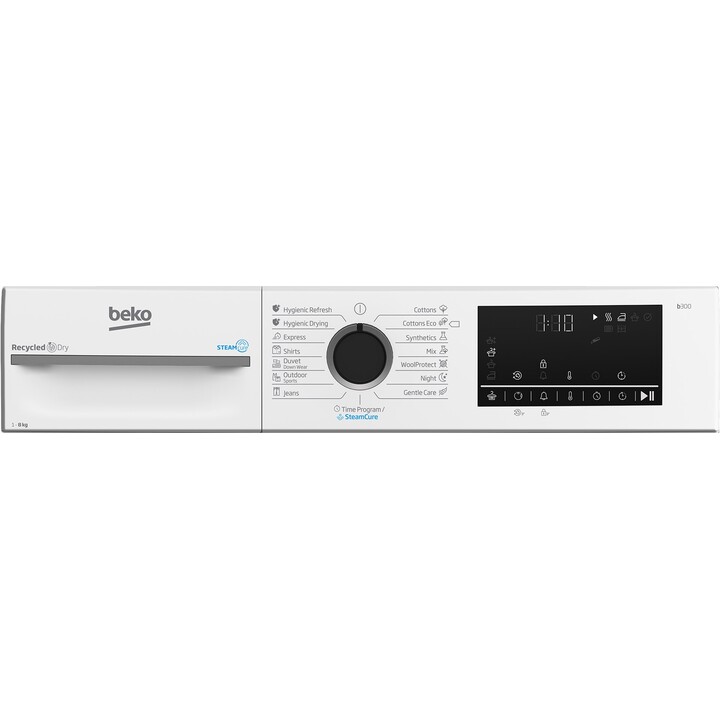 Beko BM3T48249W sèche-linge Pose libre Charge avant 8 kg Blanc