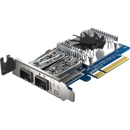 Adaptador e placa de rede interna de fibra ótica QNAP QXG-25G2SF-CX6 de 25 000 Mbit/s