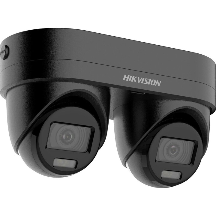 Telecamera di sorveglianza IP da esterno Hikvision Pro Series con tecnologia AcuSense DS-2CD2343G2D-LIZ2UY/SL (2.8/4) BLACK, a t
