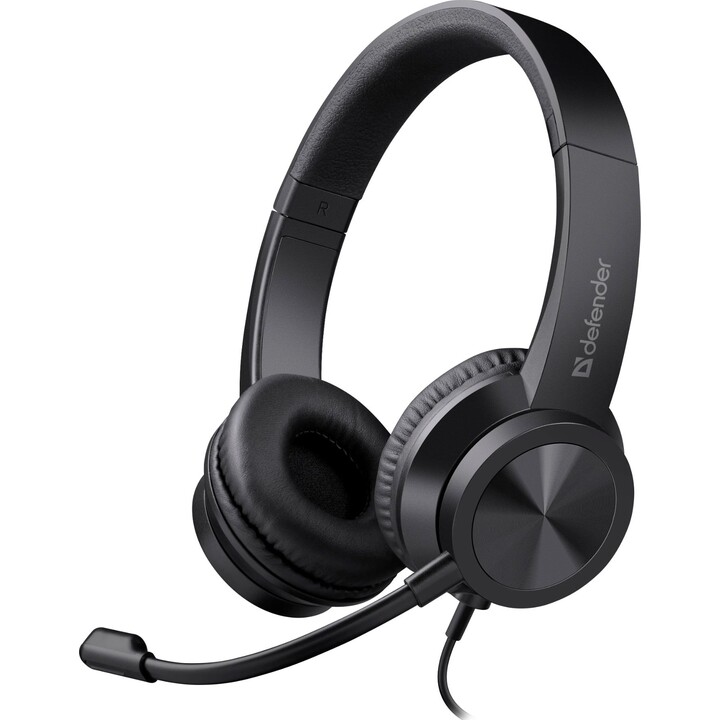 Defender Tune 150 Casque Filaire avec Microphone Noir