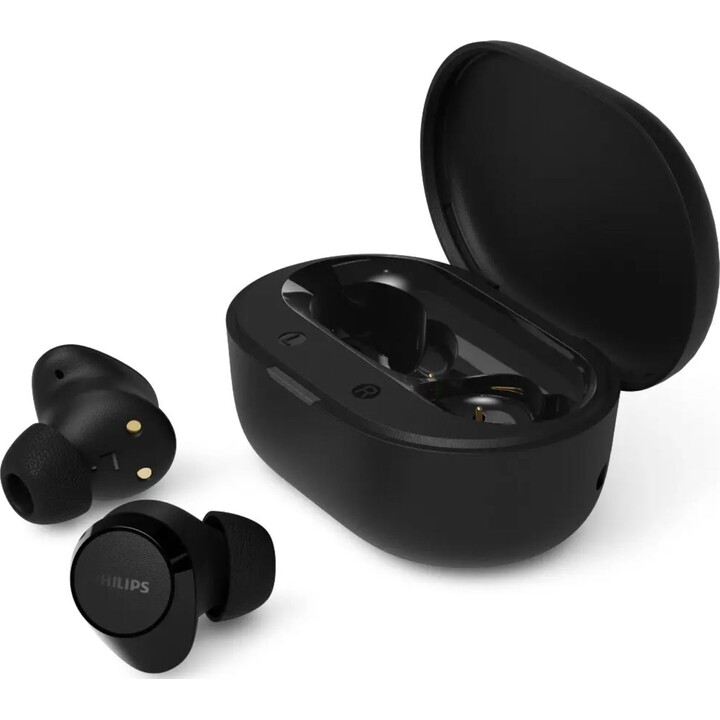 Cuffie Bluetooth Philips TAT1300BK con custodia di ricarica / Autonomia di 6 ore / Nero