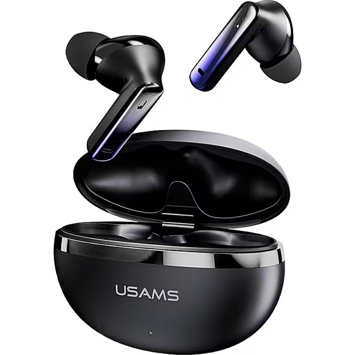 Cuffie Bluetooth Usams TWS E02 ANC+ENC nere