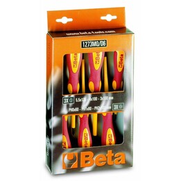 Beta Tools 1273MQ/D6 juego de 6 destornilladores aislados 1000 V