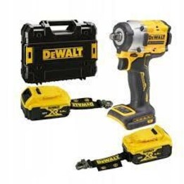DEWALT. 1/2" 18V IMPACT WRENCH DCF921P2LRT 406Nm 2x5.0Ah TSTAK RING, WITHOUT CHARGER, WITH CORD INCLUDED...