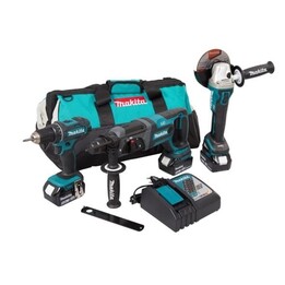 MAKITA. ZES. COMBO 18V DLX3078TX1 DDF482+DGA504+DHR241 3x5.0 BOLSA