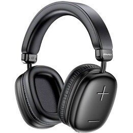 Fones de ouvido Bluetooth Awei AT6 pretos