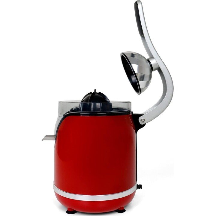 Presse-agrumes électrique Jata JEEX1059, 160 W, avec bras de pression, double cône, bec verseur anti-gouttes, filtre en acier in