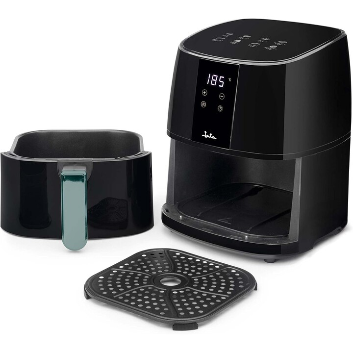 Friggitrice ad aria senza olio Jata JEFR1226 da 4 litri, pannello di controllo digitale, temperatura massima di 200°