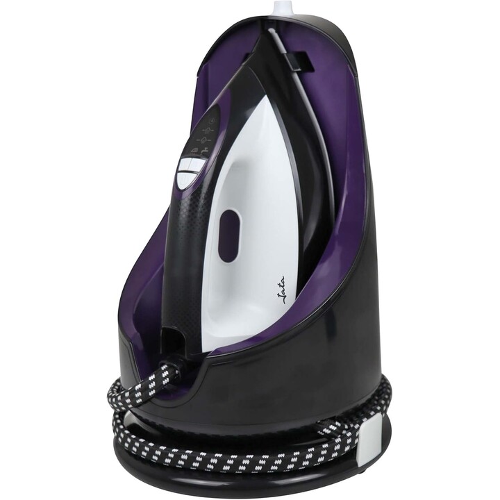Centro da stiro Jata JECP8522, piastra in ceramica, pressione 7 bar, getto di vapore 130 g/min, potenza 3200 W, stiratura vertic