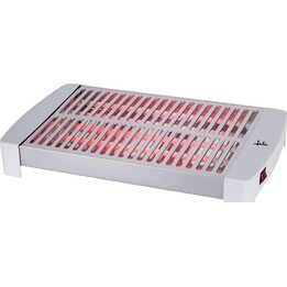Tostadora horizontal JATA TT5016 de 1000 W con parrilla XXL de 35 x 25 cm, 5 resistencias de cuarzo, 3 niveles de potencia y ace