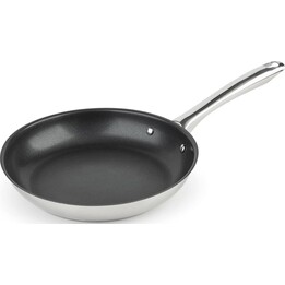 Jata HSAR2124 "La Garrotxa" Stainless Steel Induction Frying Pan, Diameter 24 cm, Non-Stick, PFOA Free, Oven Safe