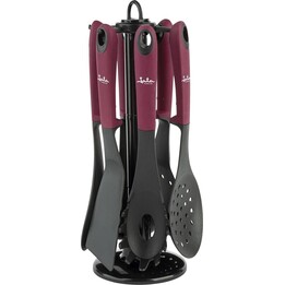 Jata Hogar HACC4600 Küchenutensilien aus Nylon, schwarz/weiß