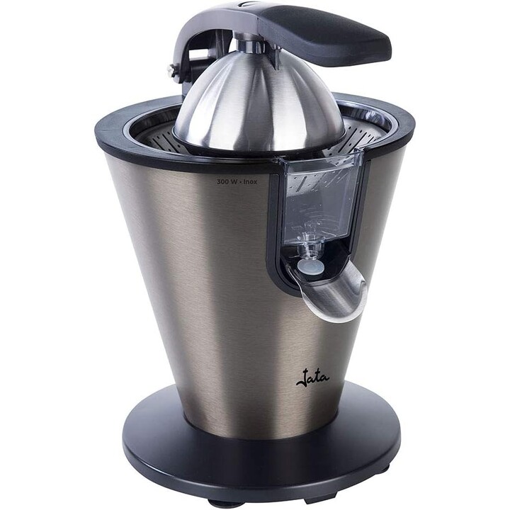 Centrifugeuse électrique à bras Jata EX1057 en acier inoxydable. Filtre-régulateur de pulpe. Extraction en continu. Système anti