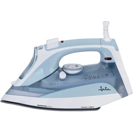 Ferro a vapor Jata PL1058C com sola cerâmica. Autolimpante, anticalcário e antigotejamento.