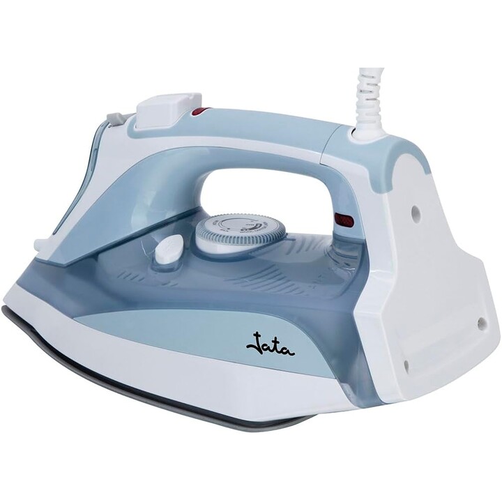 Ferro a vapor Jata PL1058C com sola cerâmica. Autolimpante, anticalcário e antigotejamento.