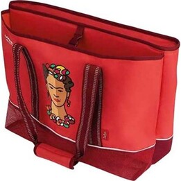 Saco térmico Jata Hogar HPOR7030 com suporte para toalhas, tamanho médio, vermelho