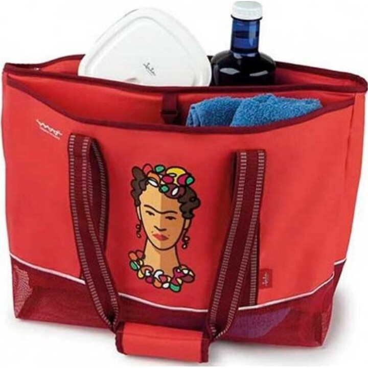 Jata Hogar HPOR7030 Thermotasche mit Handtuchhalter, mittelgroß, rot
