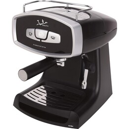 Cafetera espresso Jata CA1051, 950 W, 19 bar, brazo con doble boquilla, memoriza la cantidad de café deseada, calentador de taza