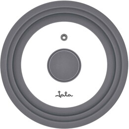 Coperchio universale in vetro Jata Hogar T26. Coperchio antispruzzo per pentole di diversi diametri: 26, 28 e 30 cm.