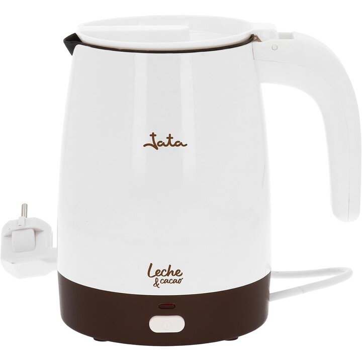 JATA CL819 Electric Milk Warmer and Chocolate Maker 1 L 400 W, Non-Stick Milk Warmer PFOA Free, Keeps Warm at 80 °C