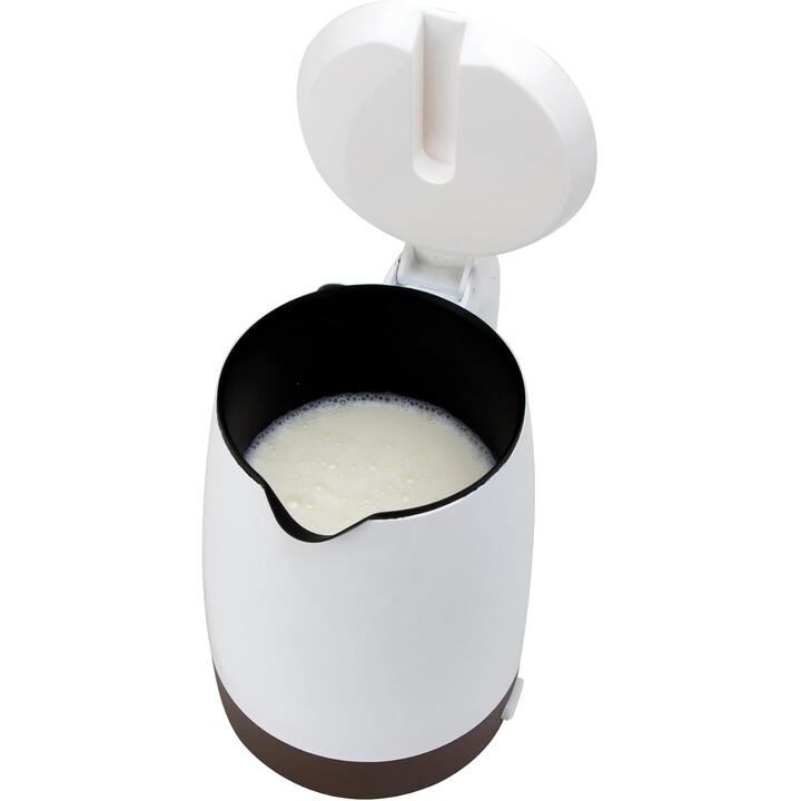 JATA CL819 Electric Milk Warmer and Chocolate Maker 1 L 400 W, Non-Stick Milk Warmer PFOA Free, Keeps Warm at 80 °C