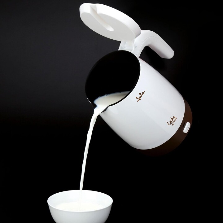 JATA CL819 Electric Milk Warmer and Chocolate Maker 1 L 400 W, Non-Stick Milk Warmer PFOA Free, Keeps Warm at 80 °C