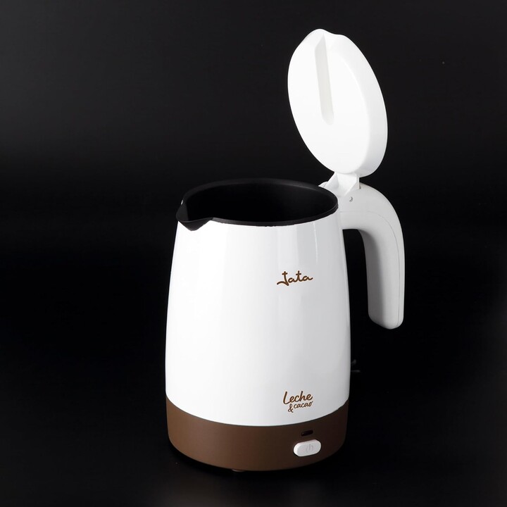 JATA CL819 Electric Milk Warmer and Chocolate Maker 1 L 400 W, Non-Stick Milk Warmer PFOA Free, Keeps Warm at 80 °C