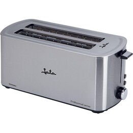 Tostapane Jata TT1046 in acciaio inossidabile a doppio scomparto, 1400 W, con funzioni di scongelamento e riscaldamento, 5 livel