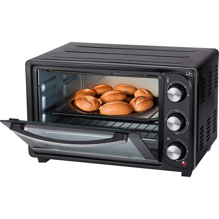 Jata HN928 Elektro-Tischbackofen, 1500 W, 28 Liter Fassungsvermögen, Grillfunktion, Timer, einstellbarer Thermostat, inklusive G