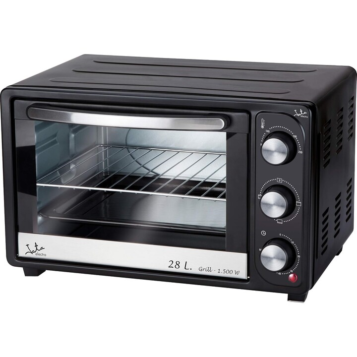 Jata HN928 Electric Countertop Oven, 1500 W, 28 Liter Capacity, Grill Function, Timer, Adjustable Thermostat, Includes Grill