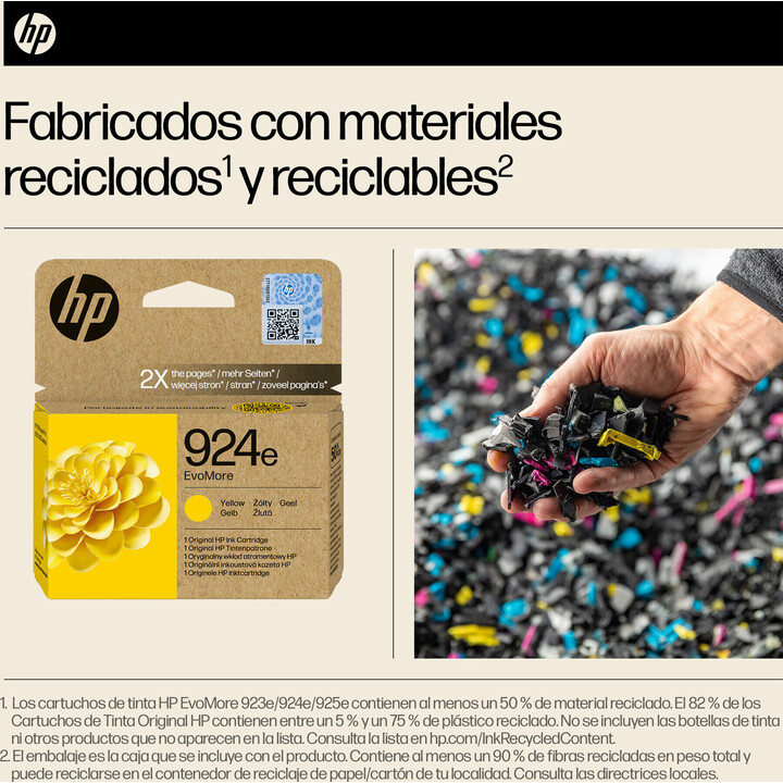 HP EVOMORE 924E GELBE TINTE