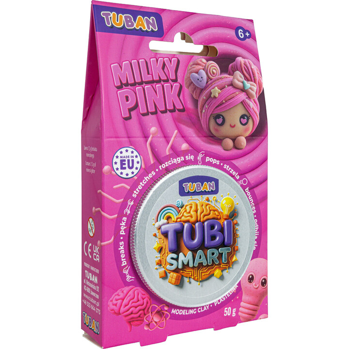 Tubi Smart Playdough – Milchig-rosa, 50 g