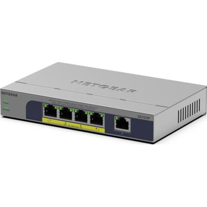 Commutateurs PoE/PoE+ non administrables 5 ports Gigabit Ethernet