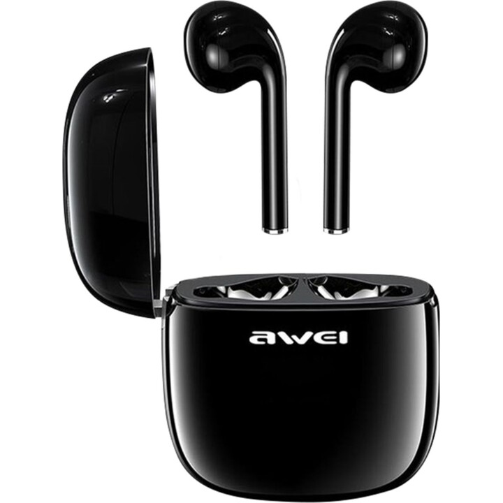 Awei Auricolari Bluetooth T28 TWS+docking Nero